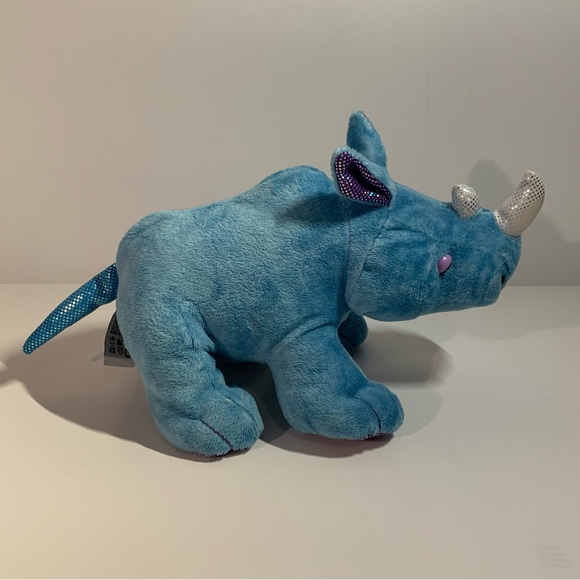 🦏 [2/$25] WEBKINZ RADIANT RHINO STUFFED ANIMAL PLUSH - HM637 NO CODE TAG 🦏 - Picture 2 of 7